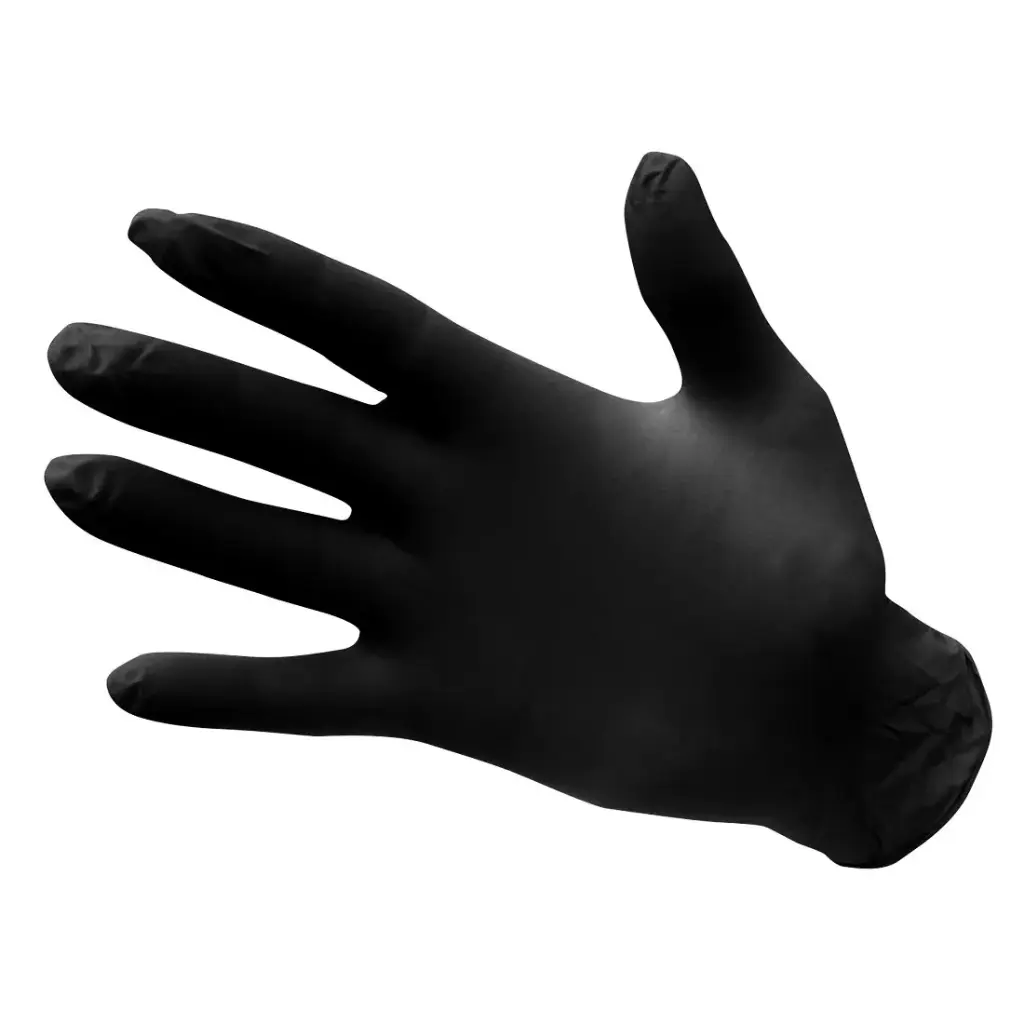 [POA925BKRS] BTE 100 GANTS NITRILE NON POUDRES NOIR (T07)